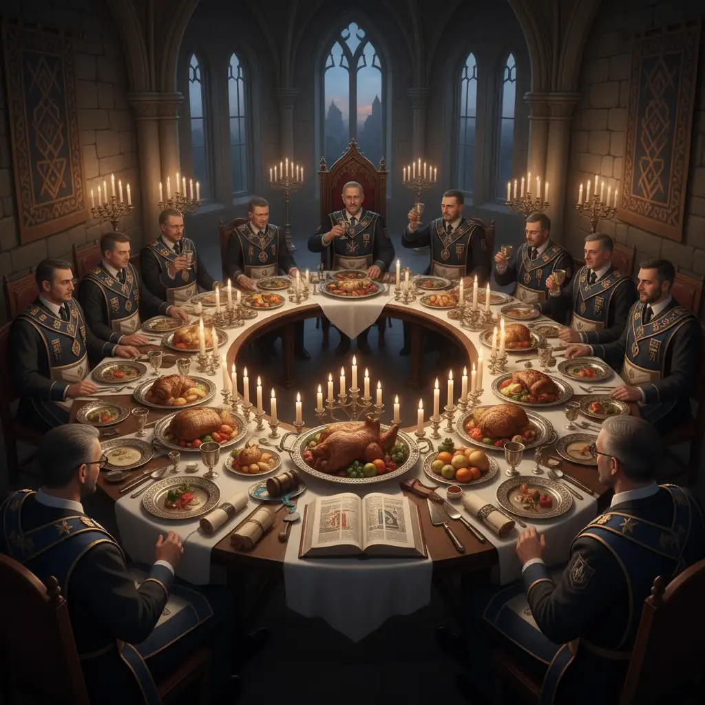 Banquete Ritualístico — simbolismo na Maçonaria