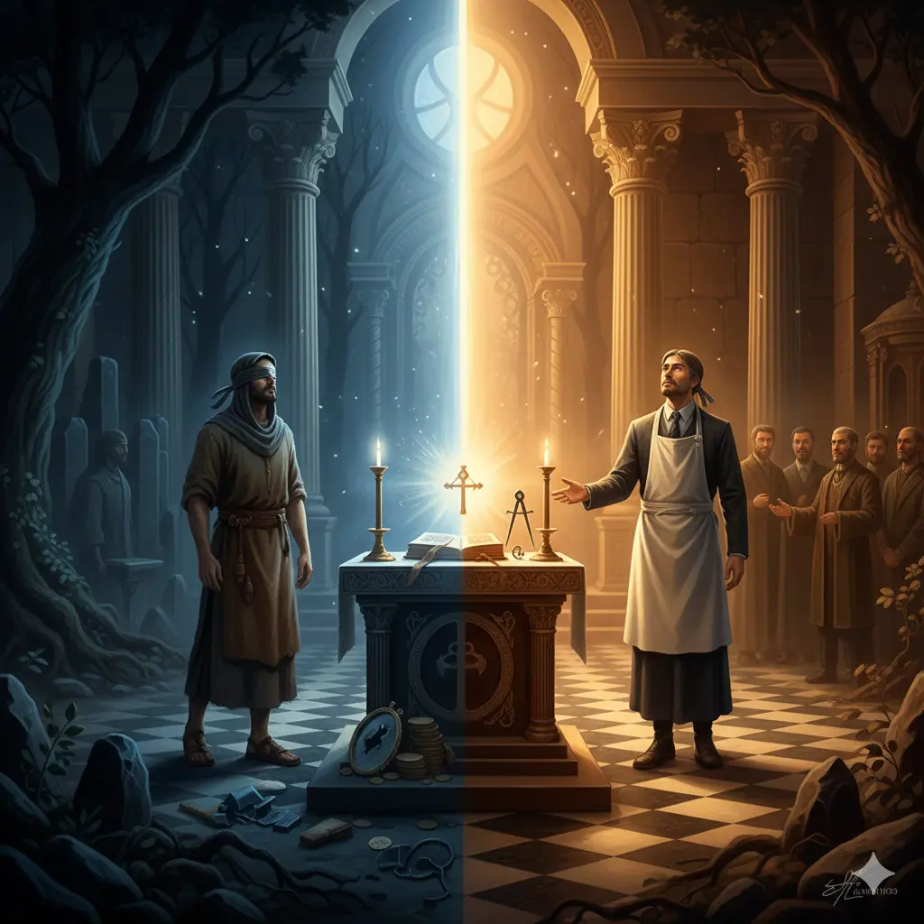 Trevas e Luz na Maçonaria — simbolismo na Maçonaria