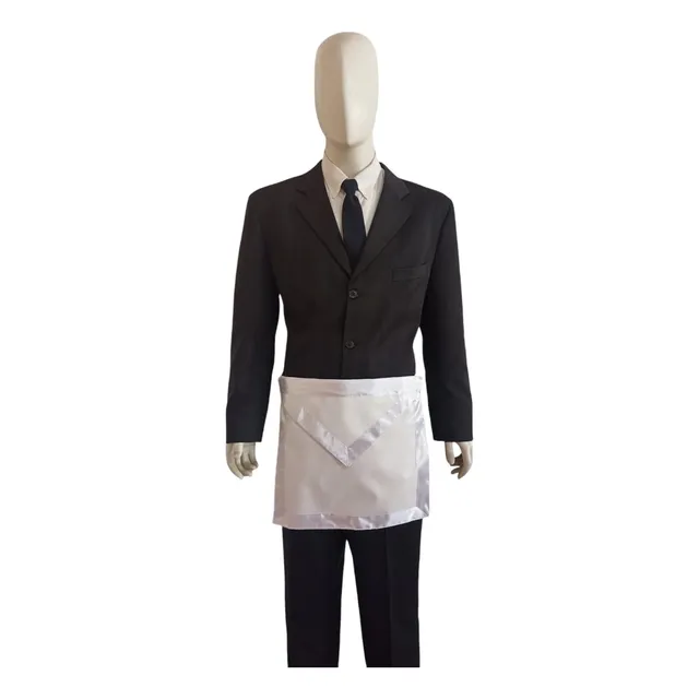 Avental De Aprendiz Maçom Reversível Companheiro Maçonaria