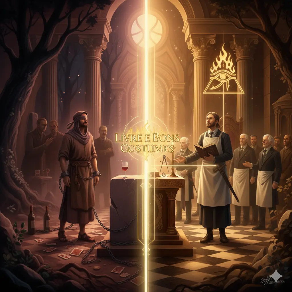 Livre e de Bons Costumes — simbolismo na Maçonaria