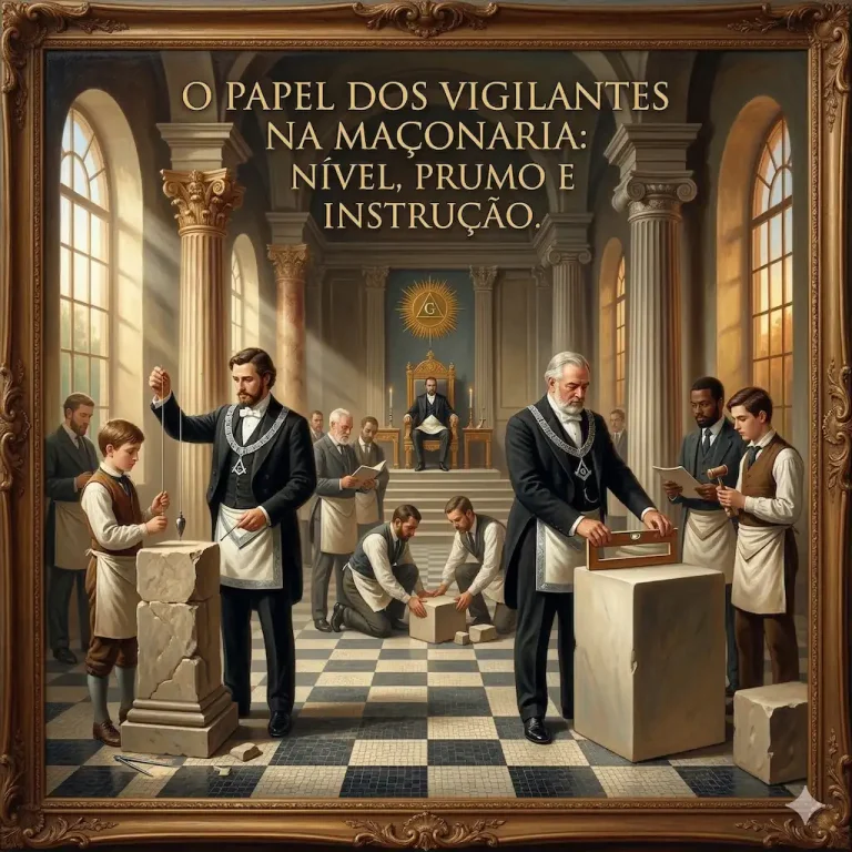 O Papel dos Vigilantes na Maconaria Nivel Prumo e Instrucao