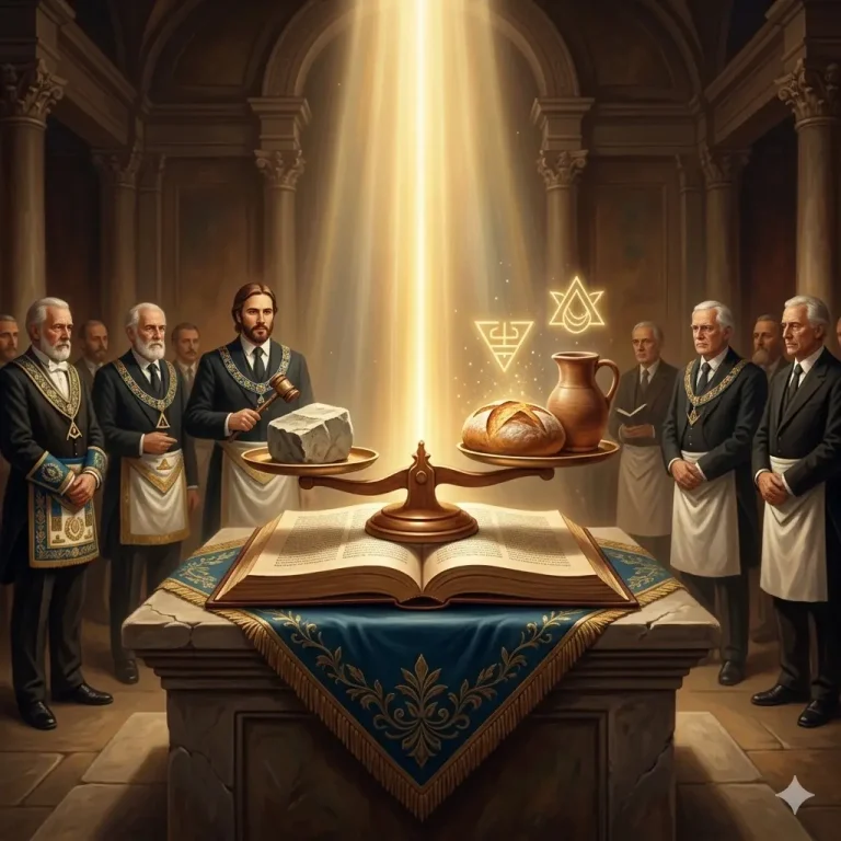 Maçonaria em Português 1 O Salario do Aprendiz Macom O Simbolismo do Pao e da Agua