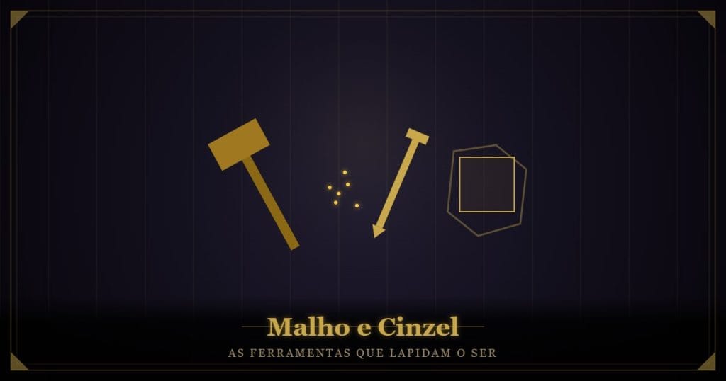 malho e cinzel na Maçonaria