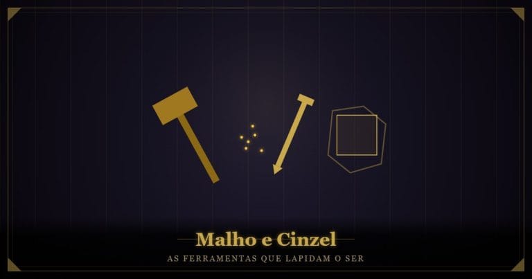 malho e cinzel na Maçonaria