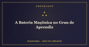 Bateria Maçônica — as palmas rituais executadas em unidade na Loja