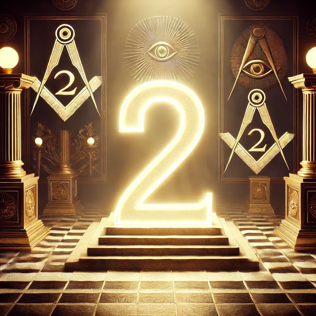 Número 2 — simbolismo na Maçonaria