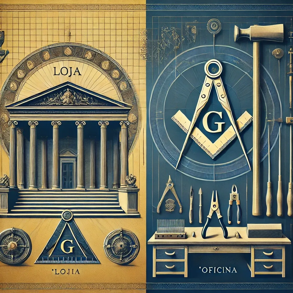 Diferença entre Loja e Oficina — simbolismo na Maçonaria