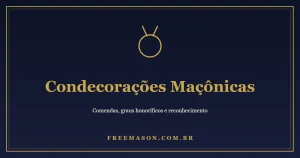 Condecorações Maçônicas