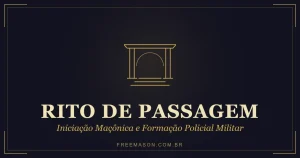 Rito de passagem na iniciação maçônica — portal simbólico do Templo