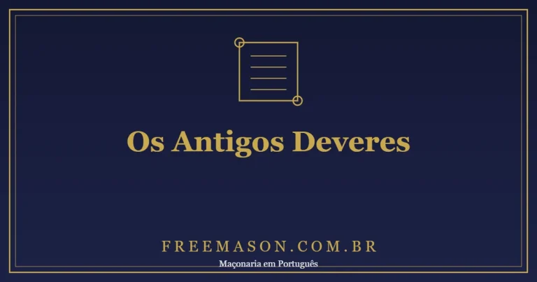 Os Antigos Deveres (Old Charges): os Manuscritos que Antecedem a Maçonaria Moderna
