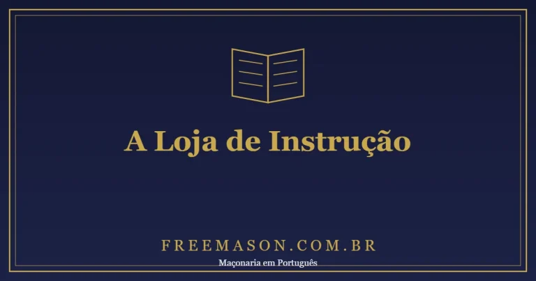 Loja de Instrução: Onde o Aprendiz e o Companheiro Aprendem de Verdade