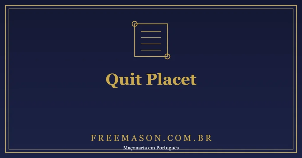Quit Placet: Como o Maçom Muda de Loja sem Perder a Regularidade