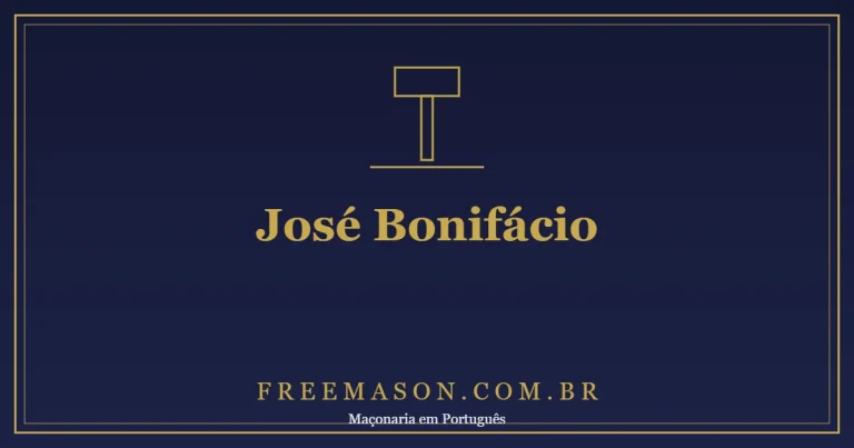 José Bonifácio e o Grande Oriente do Brasil de 1822: Nascimento, Crise e Fechamento 1 José Bonifácio e o Grande Oriente do Brasil de 1822: Nascimento, Crise e Fechamento