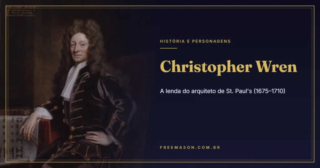 Christopher Wren e a Lenda Maçônica de St. Paul's (1675–1710)