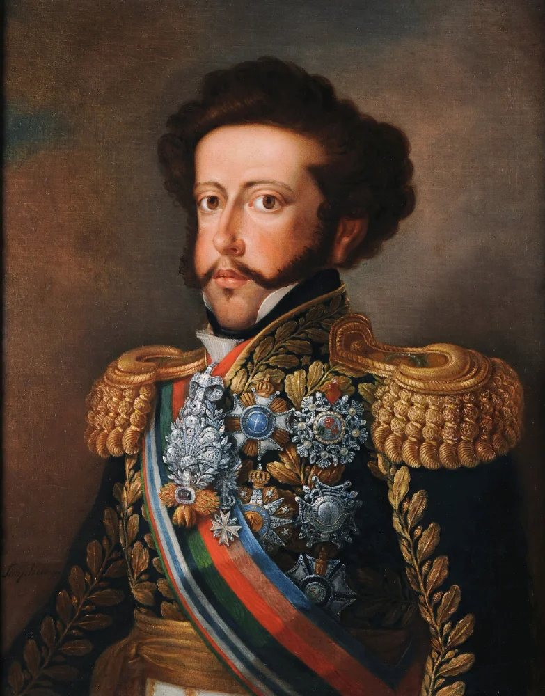 Dom Pedro I, retrato por Simplício Rodrigues de Sá