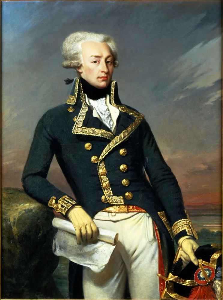 Marquês de Lafayette, retrato por Joseph-Désiré Court