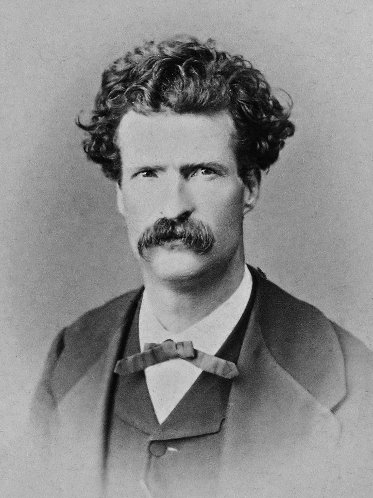 Mark Twain e a Loja Polar Star de St. Louis (1861) 1 Mark Twain, fotografia de Abdullah Frères em 1867