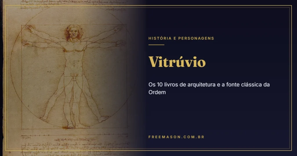 Vitrúvio e Os 10 Livros de Arquitetura: a Fonte Clássica da Maçonaria
