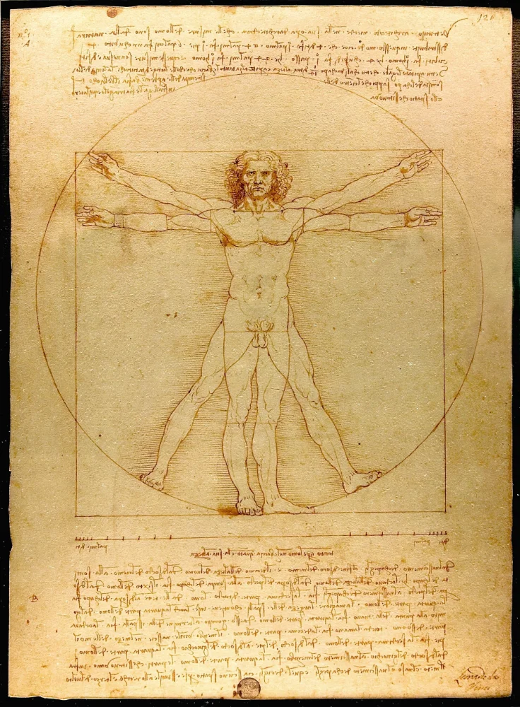 Vitrúvio: o Homem Vitruviano de Leonardo da Vinci